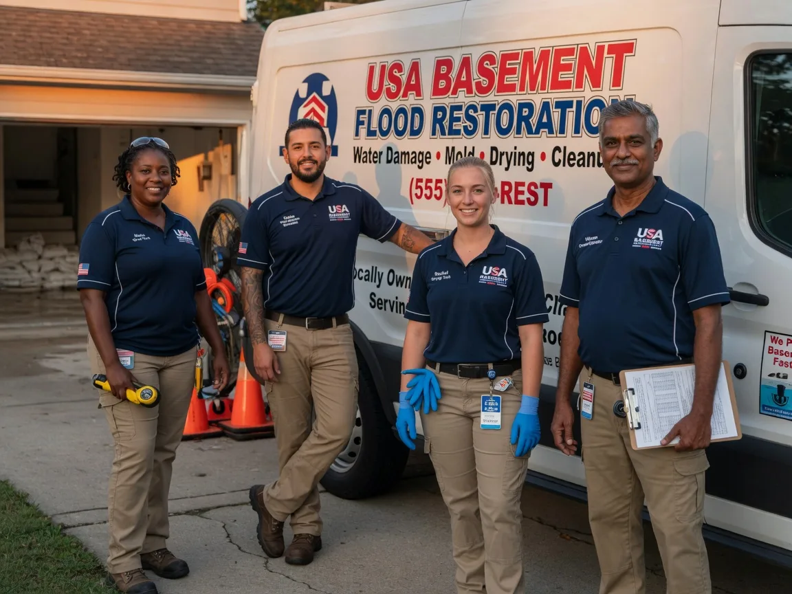 Basement Flood Cleanup company in Delmont, SD