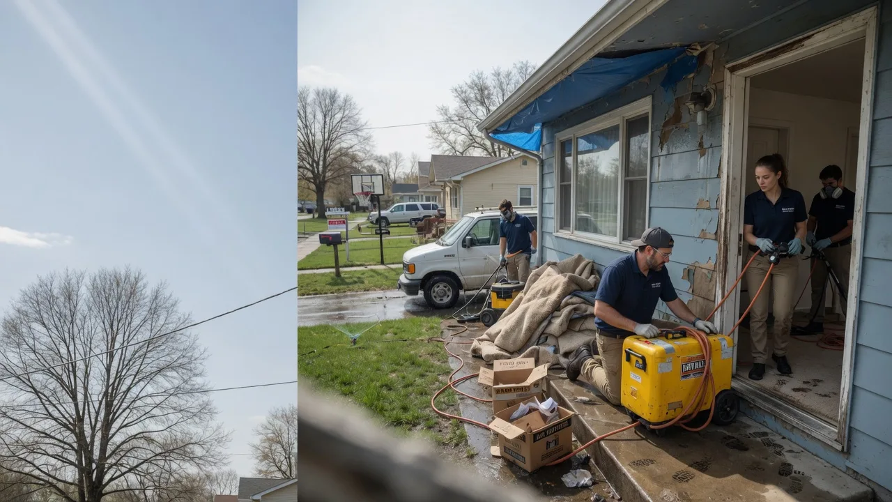 Basement Flood Cleanup in Delmont, SD near me